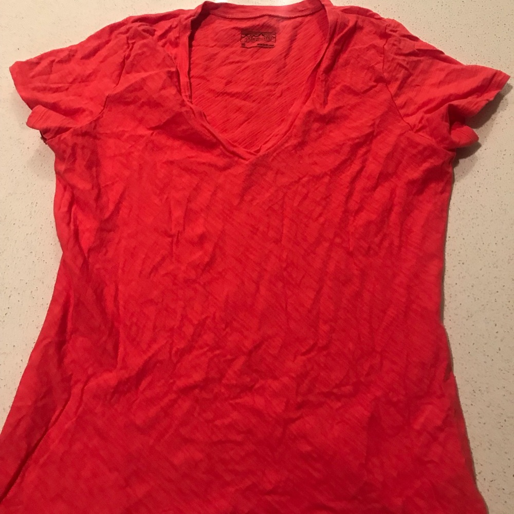 Red Patagonia t-shirt size medium